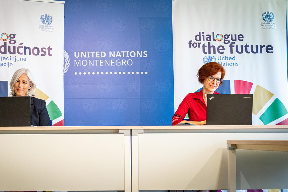 Fiona Mekluni i Daniela Gašparikova, Foto: Kancelarija UNDP u Crnoj Gori