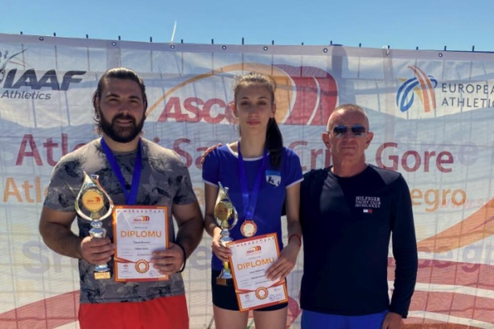 Đuroviću i Boškovićevoj pehari za najbolje rezultate prema IAAF, Foto: ASCG