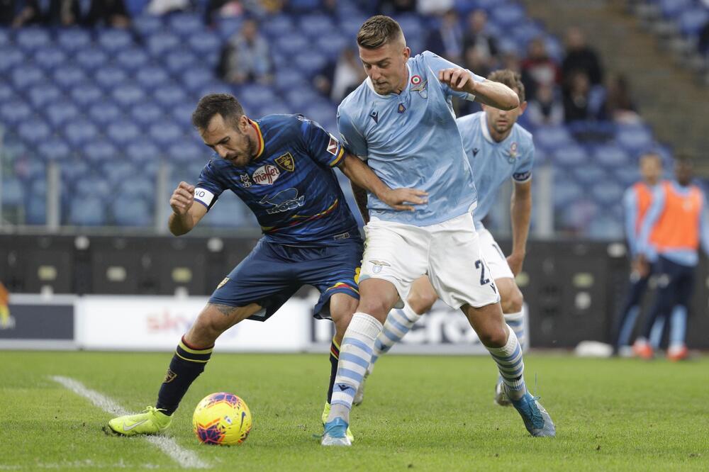 Milinković Savić je odavno na meti Pari Sen Žermena, Foto: Beta/AP