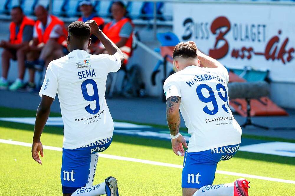 Hakšabanović slavi gol protiv Kalmara, Foto: aftonbladet.se