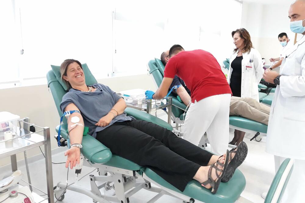 Alison Kemp, Foto: Zavod za transfuziju krvi Crne Gore