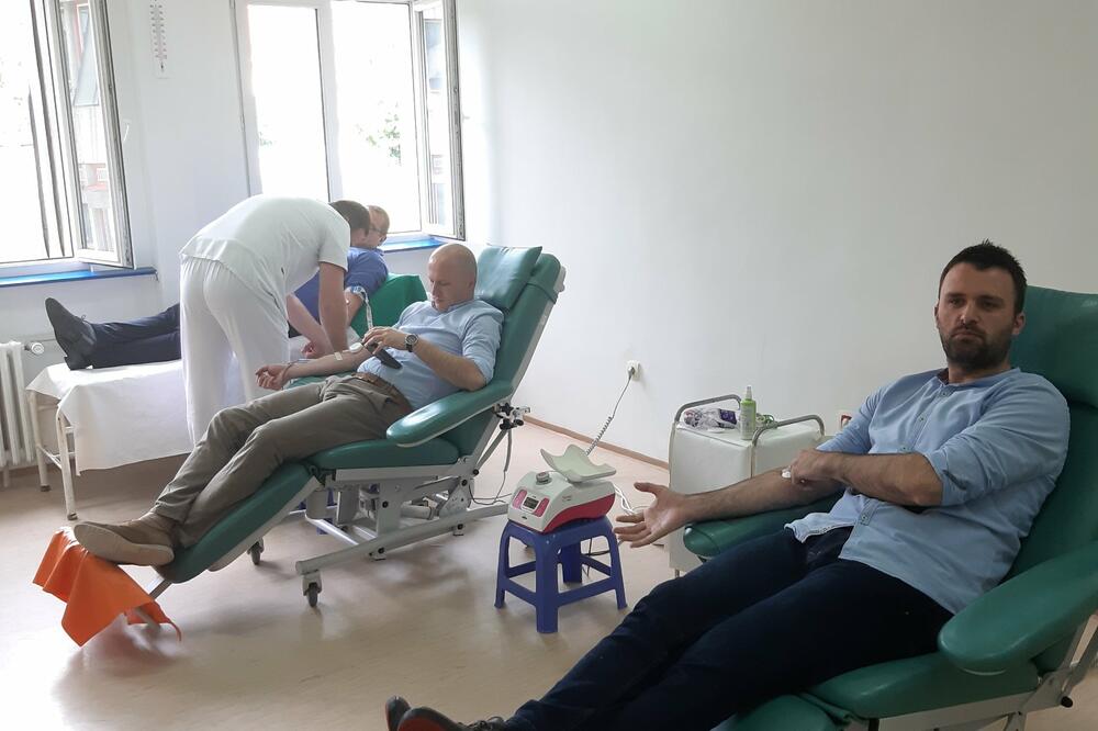 U okvriu obilježavanja organizovana akcija dobrovoljnog davanja krvi, Foto: Jadranka Ćetković