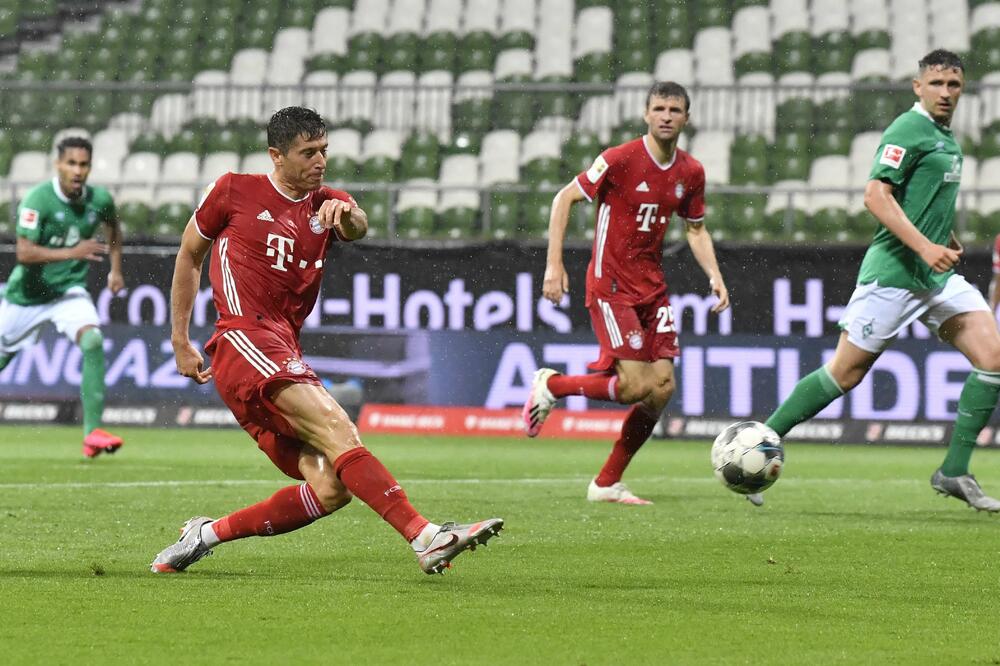 Levandovski je postigao jedini gol u Bremenu, Foto: Flashscore.com