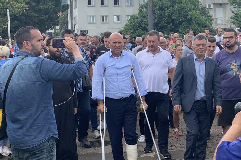 Marko Carević na slobodi, Foto: Vijesti