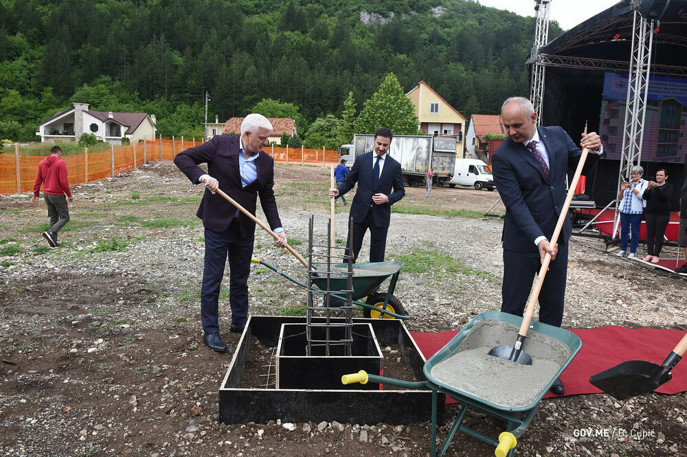 Sa polaganja kamena temeljca, Foto: Vlada Crne Gore