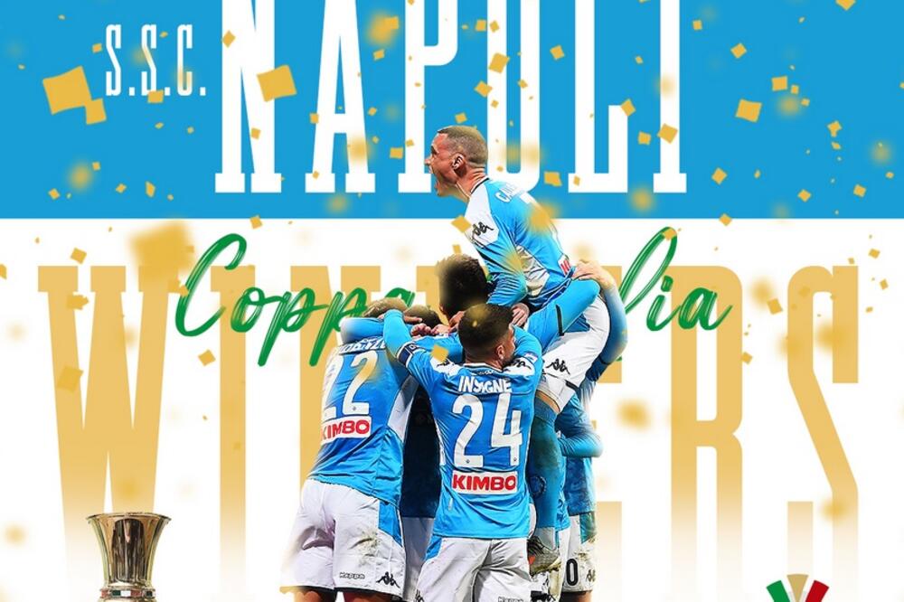 Napoli šesti put osvojio Kup Italije, Foto: Twitter