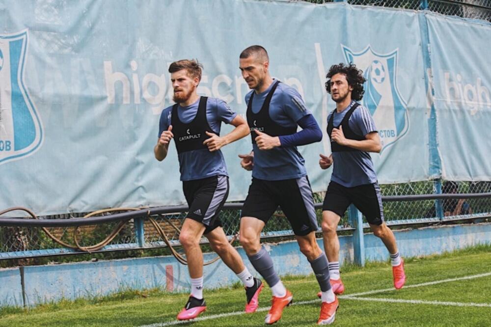 Fudbaleri Rostova na treningu, Foto: fc-rostov.ru