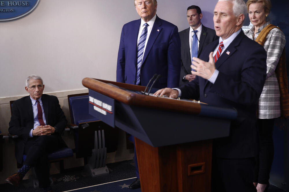 Tramp i Fauči, Foto: Beta/AP