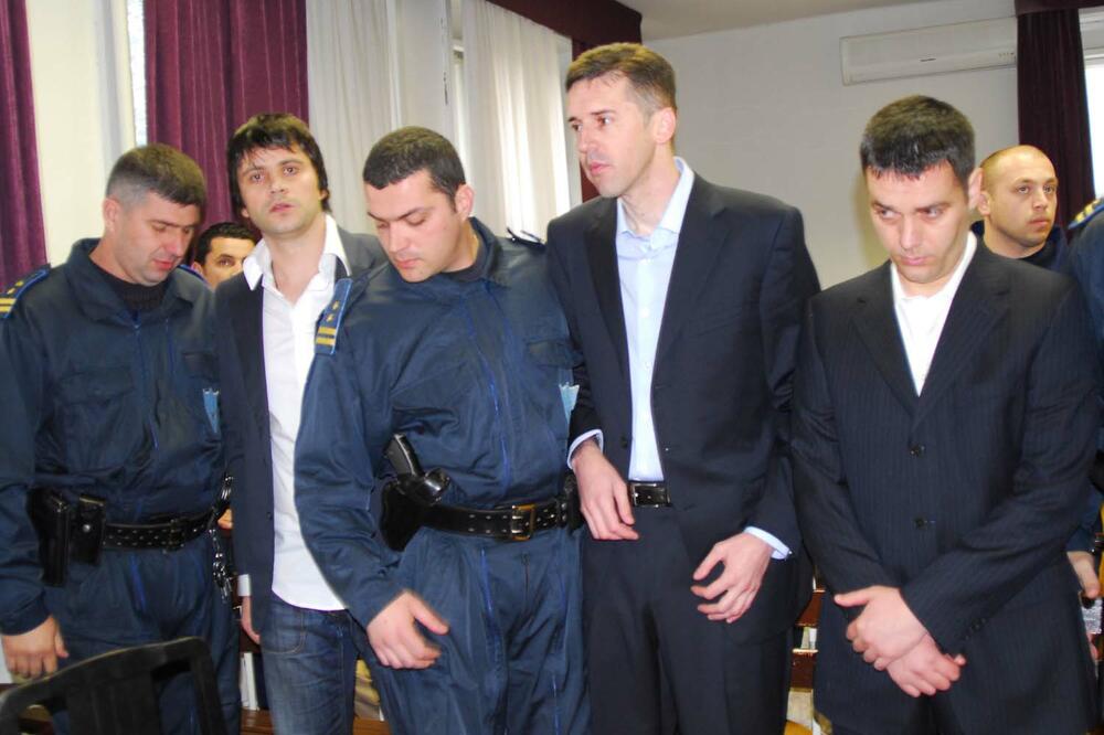 Bigović, Boreta i Vujadinović na početku suđenja za ubistvo Šćekića, Foto: -