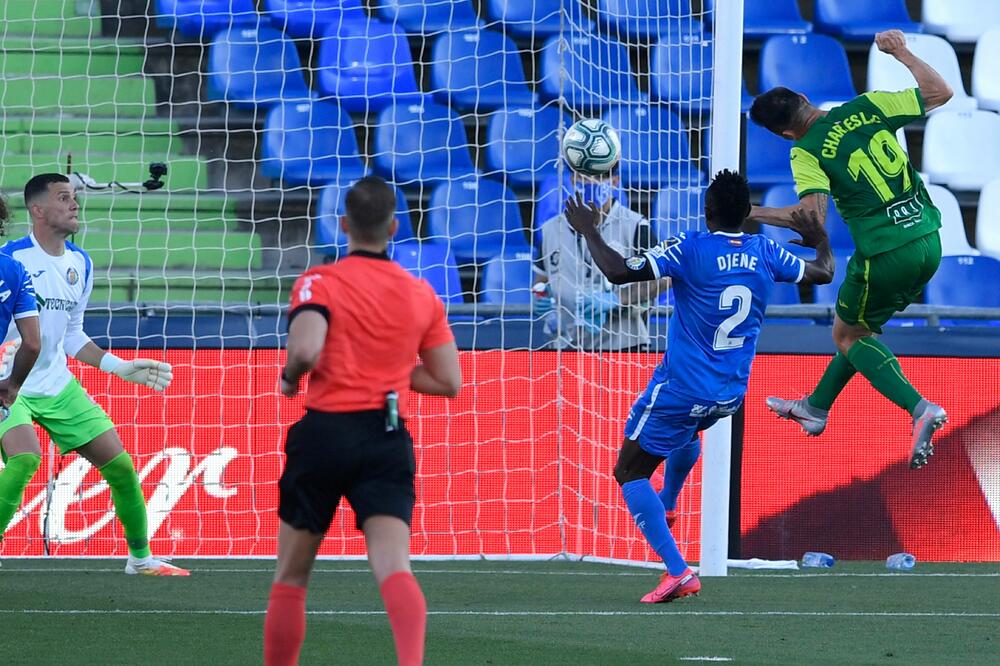 Napadač Eibara je bio najviši u finišu poluvremena, Foto: Flashscore.com