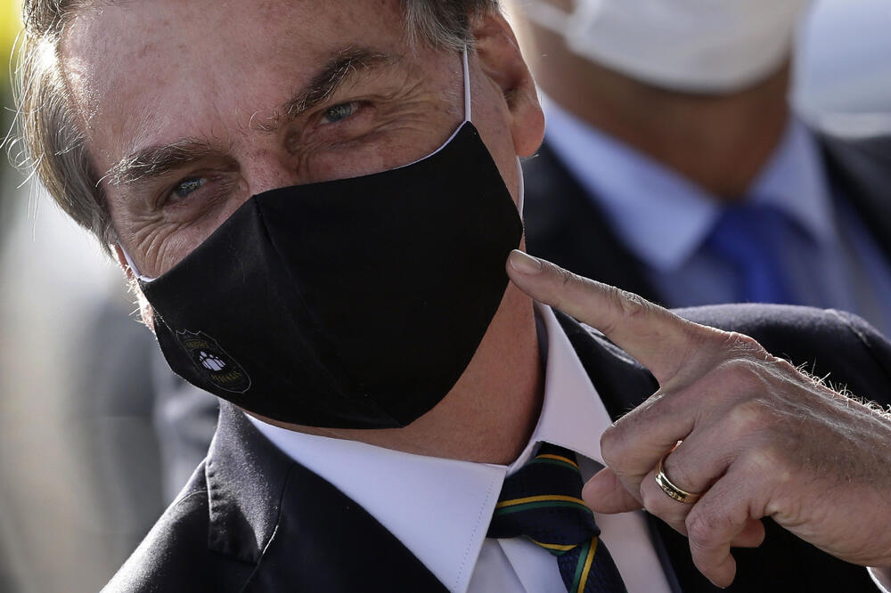 Ne vjeruje u ozbiljnost koronavirusa: Žair Bolsonaro, Foto: AP