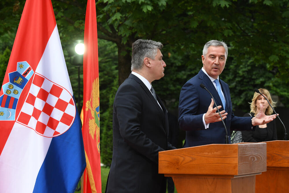 Milanović i Đukanović, Foto: Savo Prelević