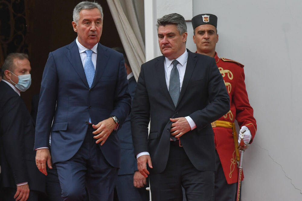 Đukanović i Milanović prilikom nedavnog susreta, Foto: Savo Prelević