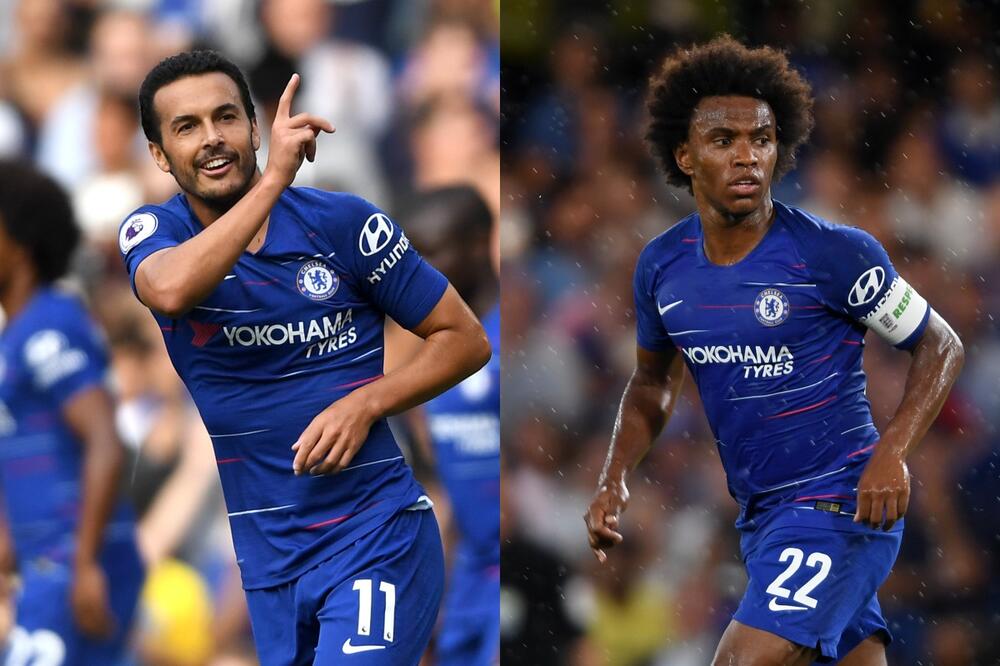 Idu sa "Stamford bridža": Pedro i Vilijan, Foto: Bleacher Report