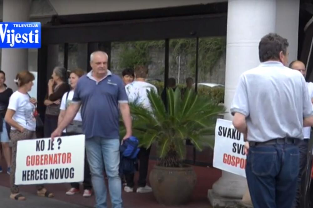 Sa protesta, Foto: TV Vijesti