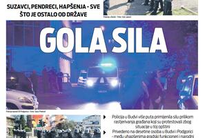 Naslovna strana "Vijesti" za 25. jun 2020.