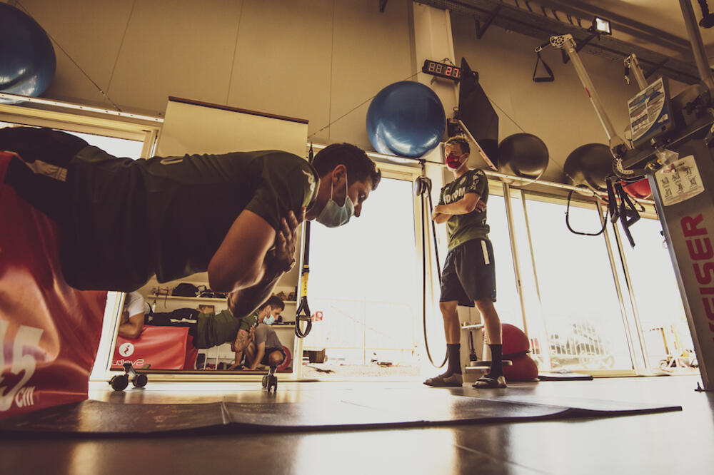 Fudbaleri Monaka na treningu, Foto: AS Monaco