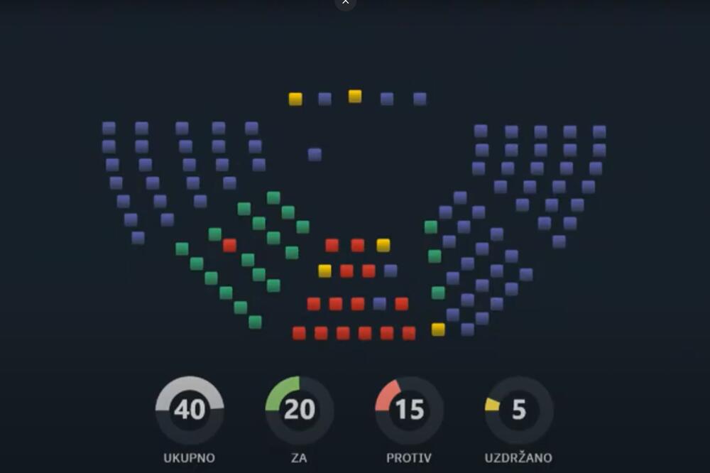 Rezultati prvog glasanja, Foto: Printscreen YouTube