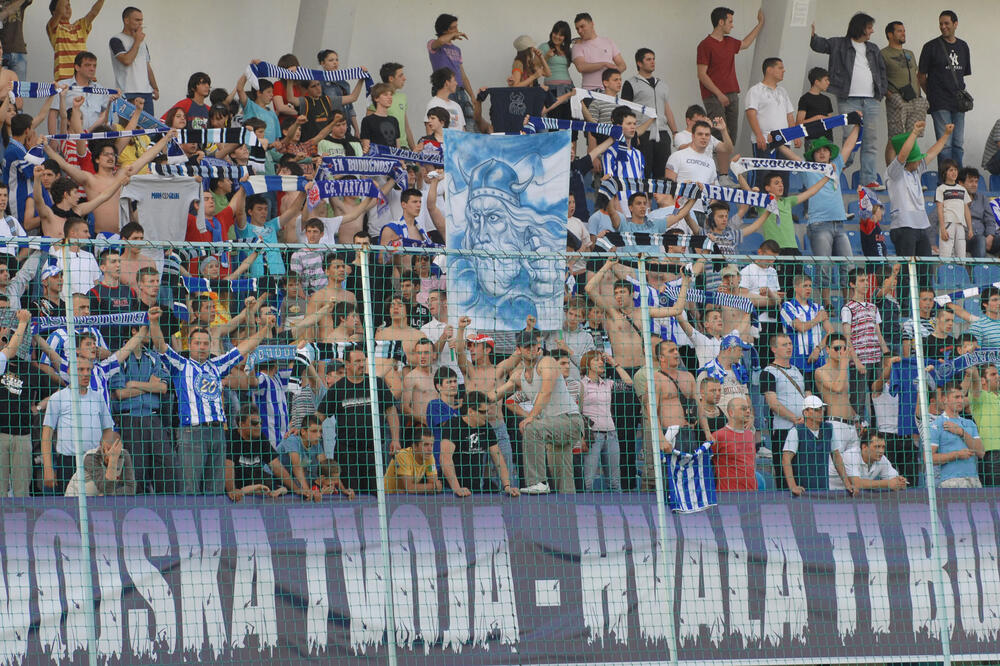 Ovako je bilo na proslavi titule 2008., Foto: Savo Ptrelević