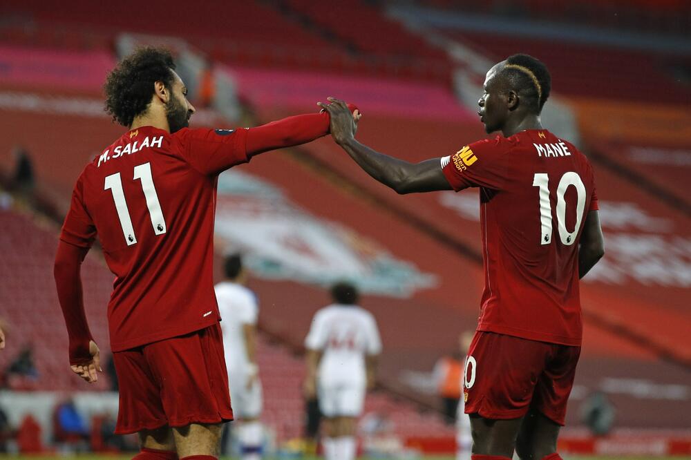 Simboli Liverpula Salah i Mane, Foto: AP