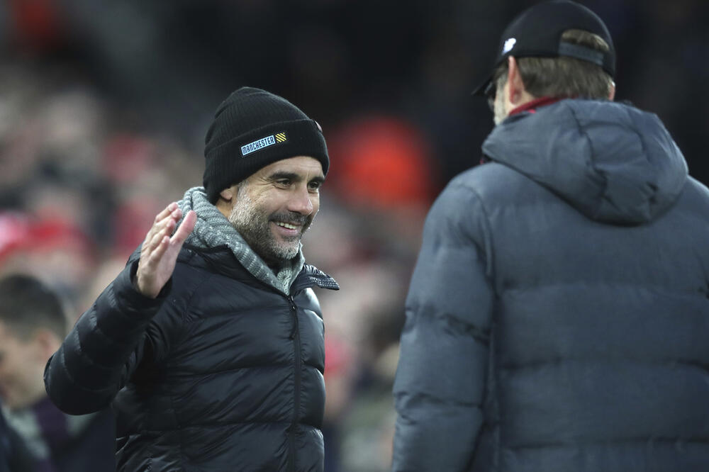 Klop i Gvardiola, Foto: AP