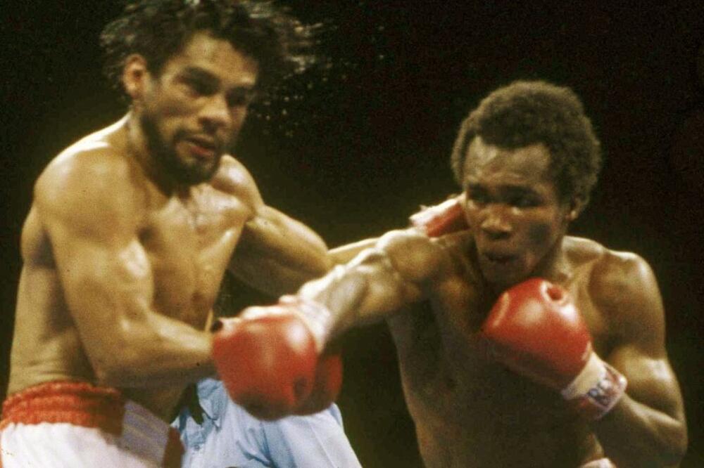 Sa meča Duran - Robinson, Foto: AP