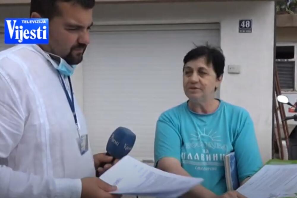 Radojičić sa novinarom Vijesti, Foto: Printscreen YouTube