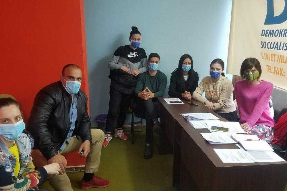 Lakićević (drugi, s lijeva), Foto: DPS Kolašin