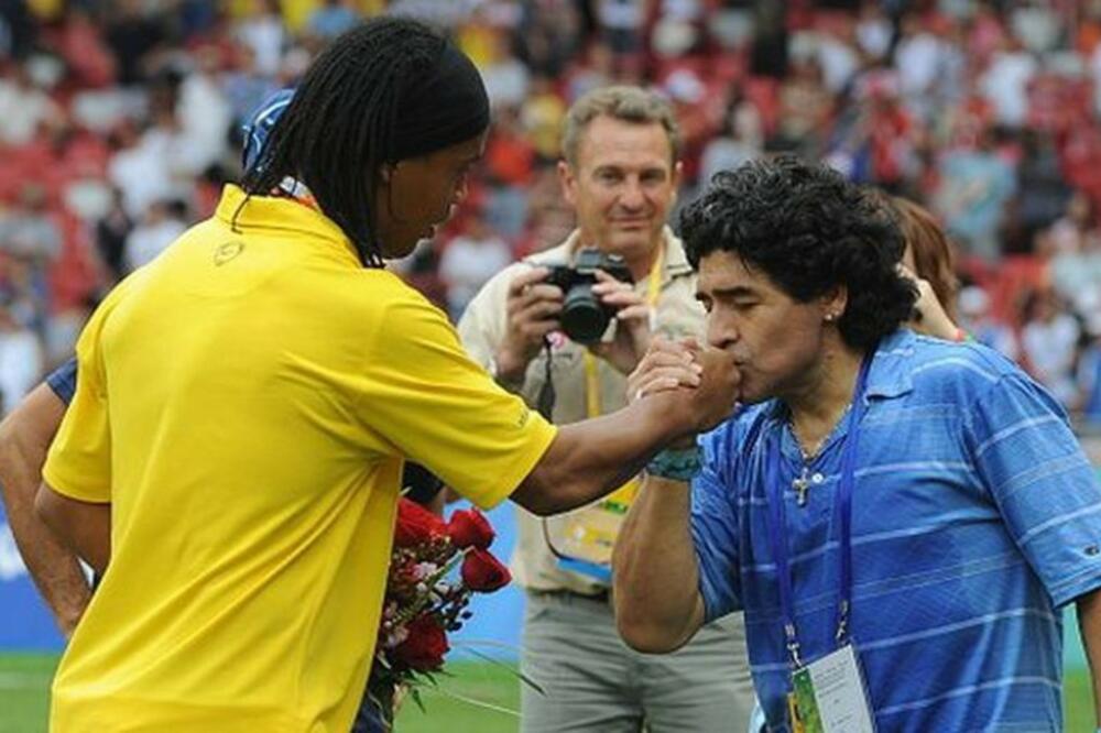 Ronaldinjo i Maradona, Foto: Marca