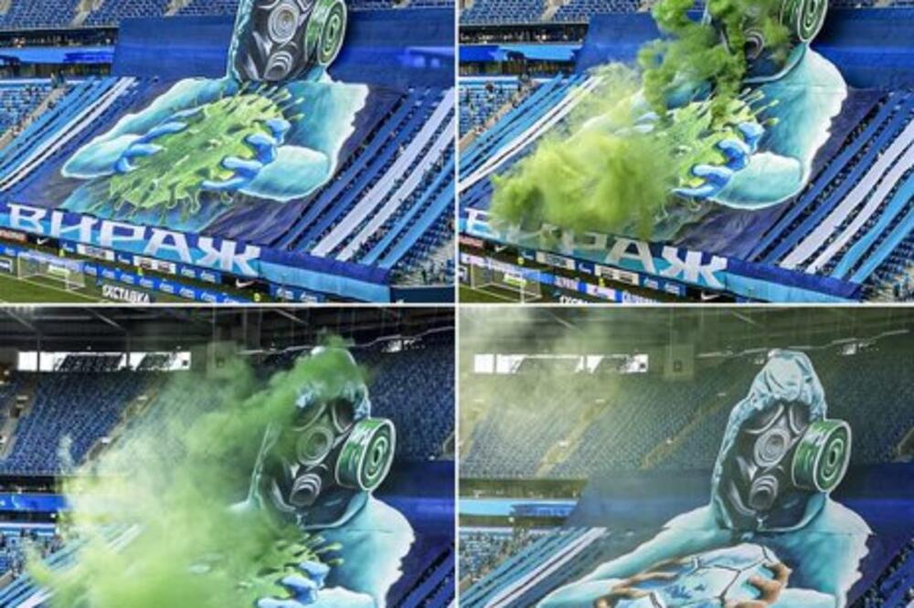 Navijači Zenita, Foto: Twitter