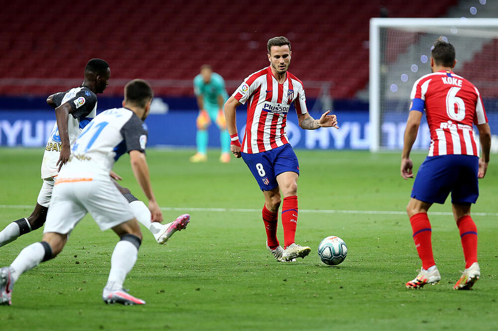 Saul i Koke na meču sa Alavesom, Foto: Atletico