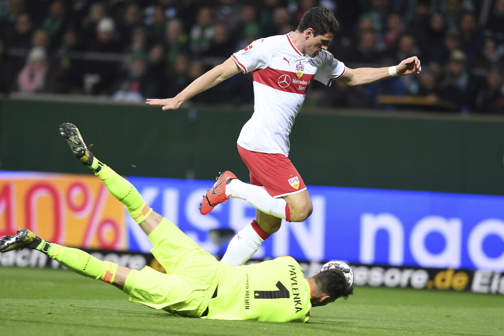 Gomes se oprašta nakon ostvarenog cilja, Foto: Beta/AP