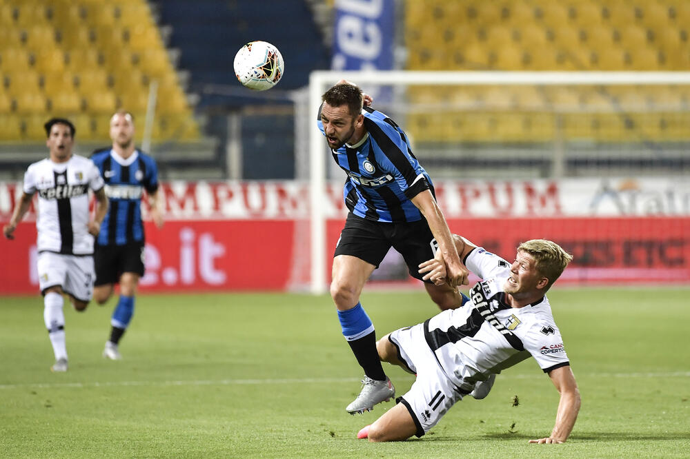 Sa meča Parma - Inter, Foto: AP