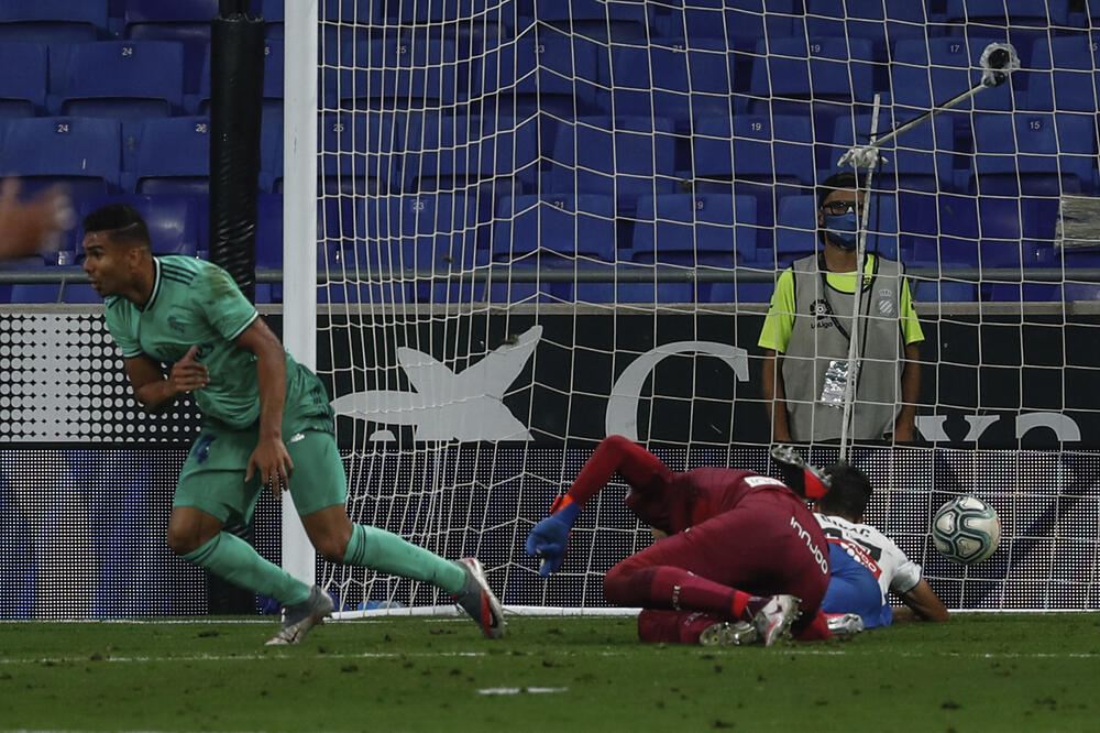 Kazemiro slavi gol, Foto: AP