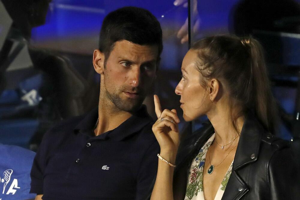 Novak i Jelena Đoković, Foto: AP