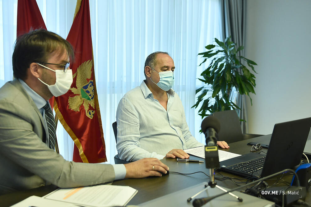 Simović na online konferenciji, Foto: Vlada Crne Gore