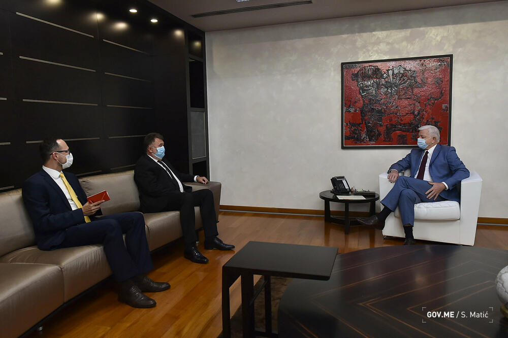 Sa sastanka Markovića i Gandela, Foto: AP Photo