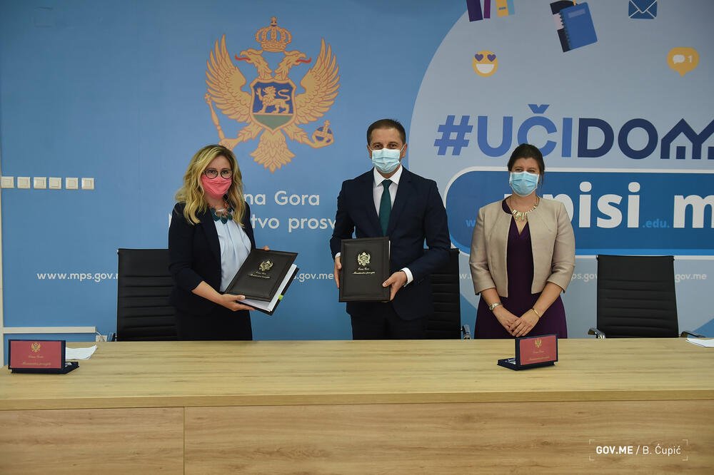 Sa potpisivanja sporazuma, Foto: Ministarstvo prosvjete