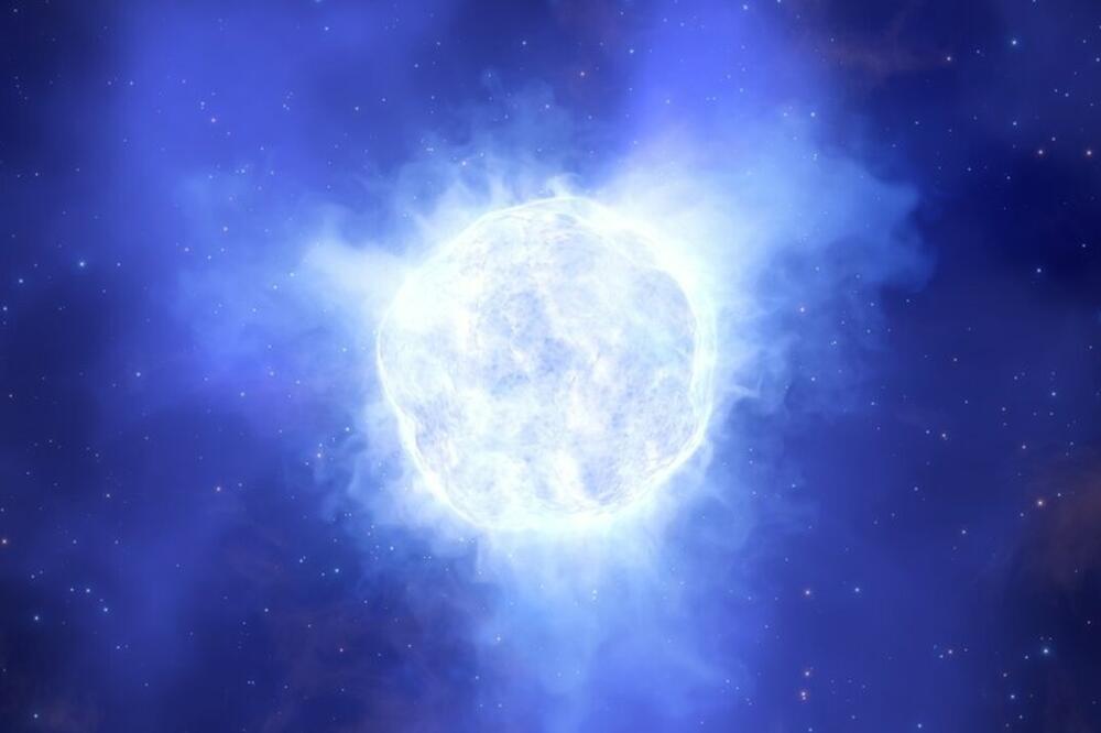 Ilustracija: Kako je zvijezda najvjerovatnije izgledala prije nestanka, Foto: ESO / L. Calçada
