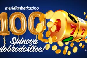 100 besplatnih spinova dobrodošlice!