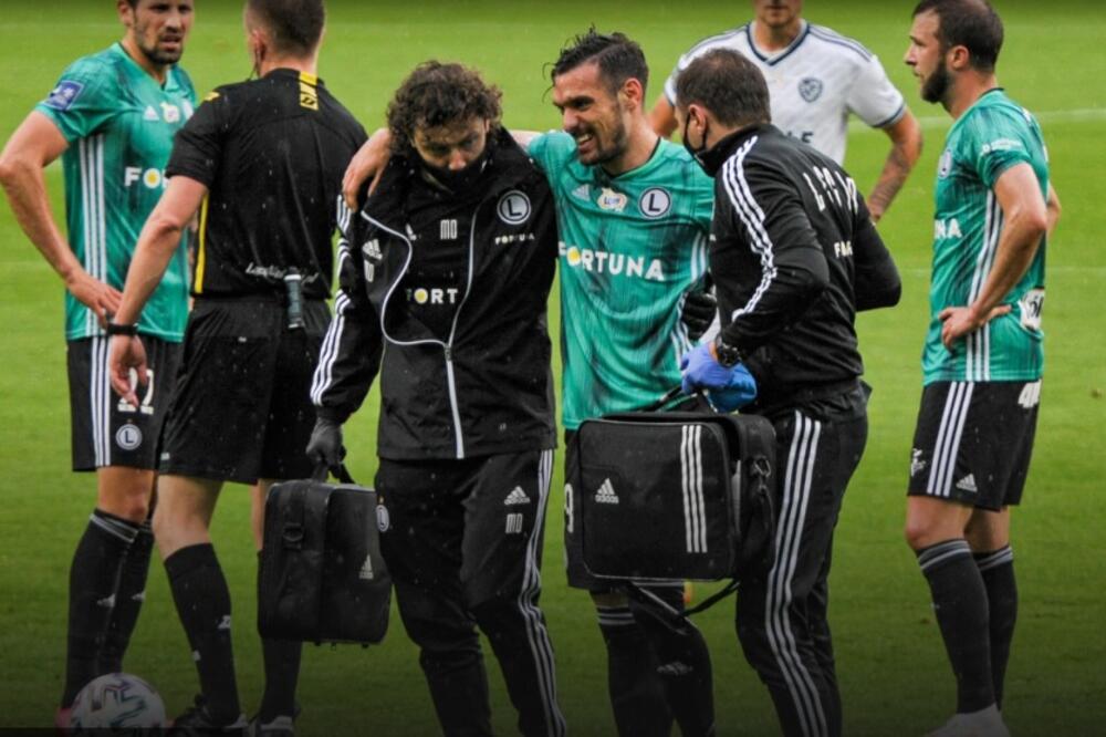 Marko Vešović nakon pocrede, Foto: Woytek / Legionisci.com