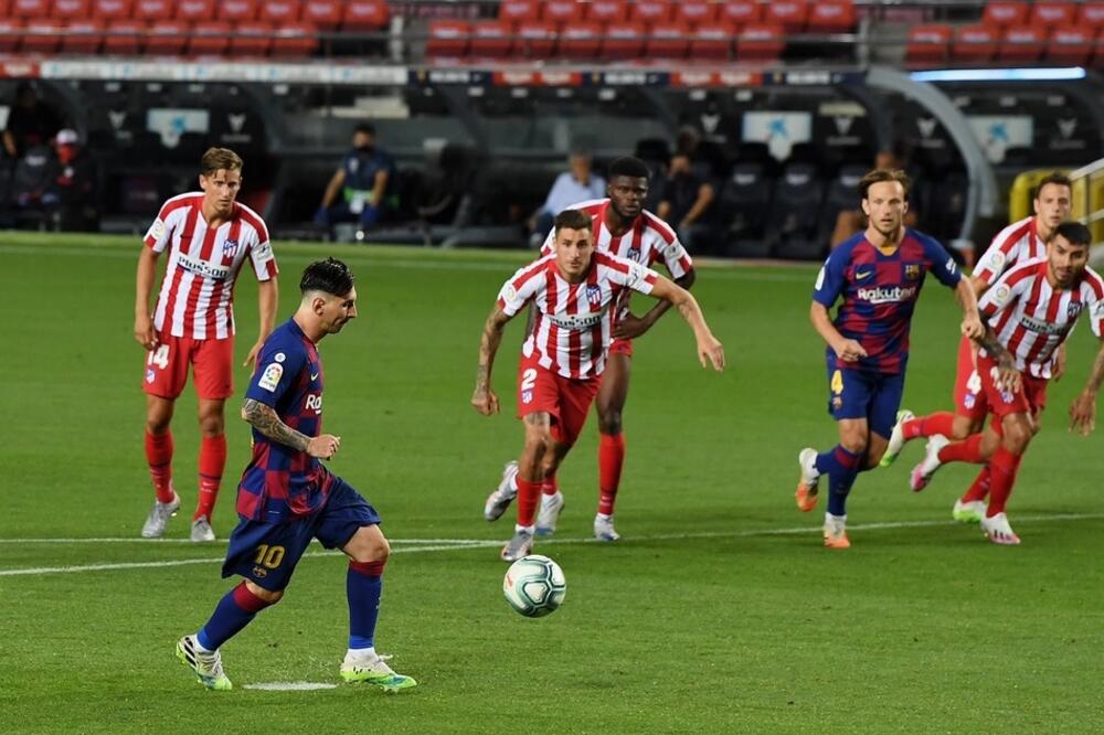 Mesi daje gol Atletiku, Foto: Twitter