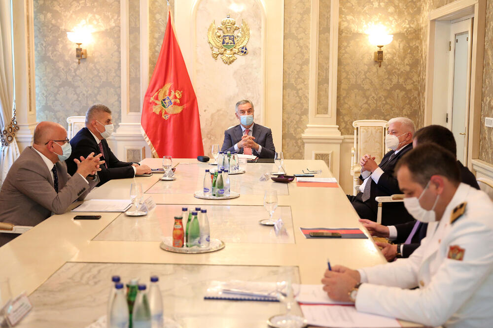Sa prethodne sjednice Savjeta, Foto: Služba za informisanje Predsjednika Crne Gore