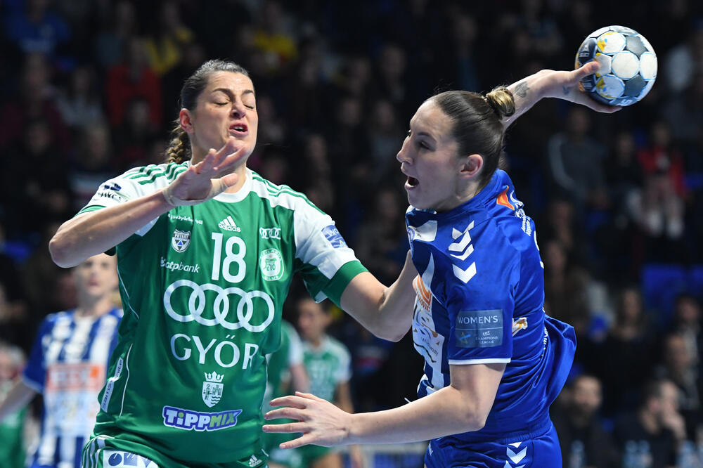 Milena Raičević i Eduarda Amorim na posljednjoj utakmici u Podgorici, Foto: Savo Prelević