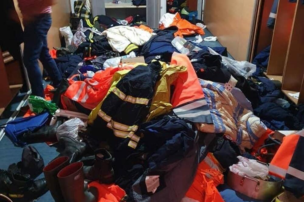 Nakon policijskog pretresa, Foto: Facebook