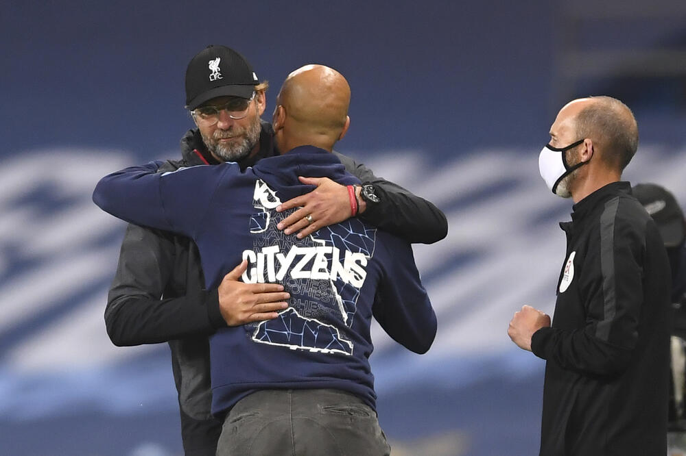 Klop i Gvardiola, Foto: AP