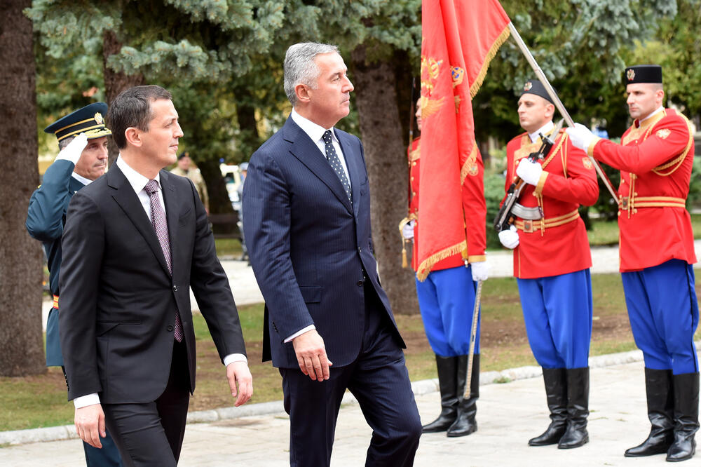 Bošković i Đukanović, Foto: Savo Prelević