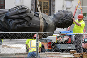 U SAD oborena još jedna statua Kristofera Kolumba