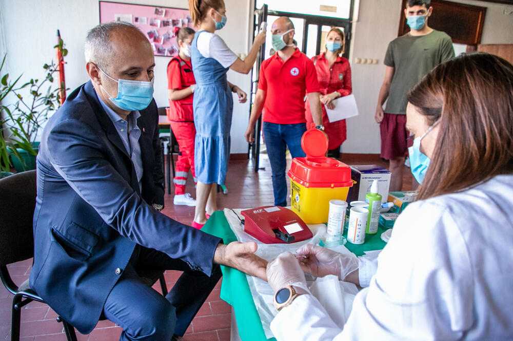 Sa akcije dobrovoljnog davanja krvi, Foto: PR Centar