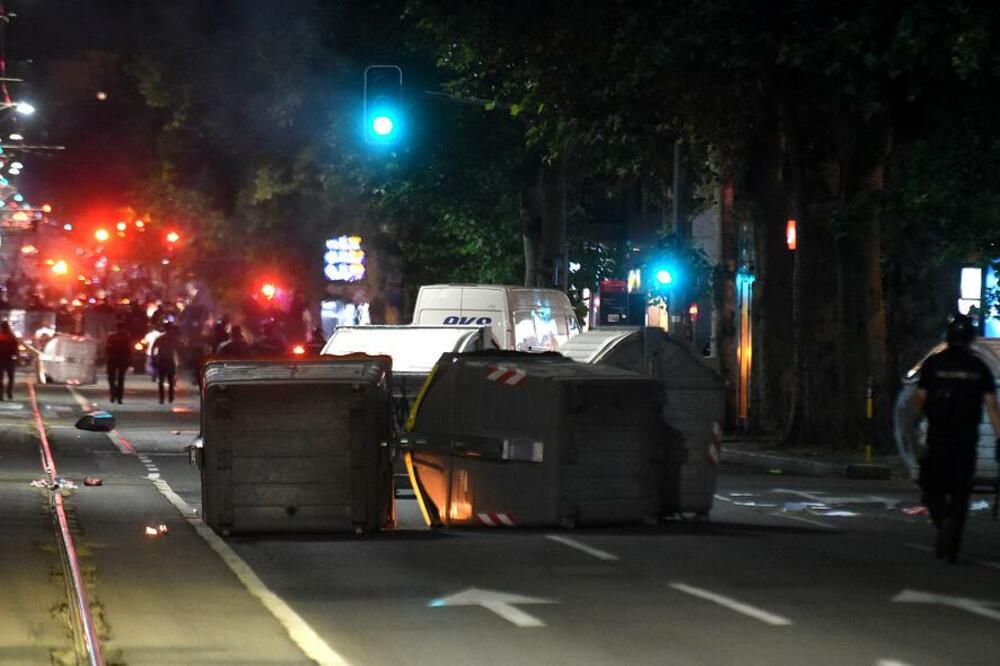 Protest u Beogradu, Foto: Vijesti, Boris Pejović
